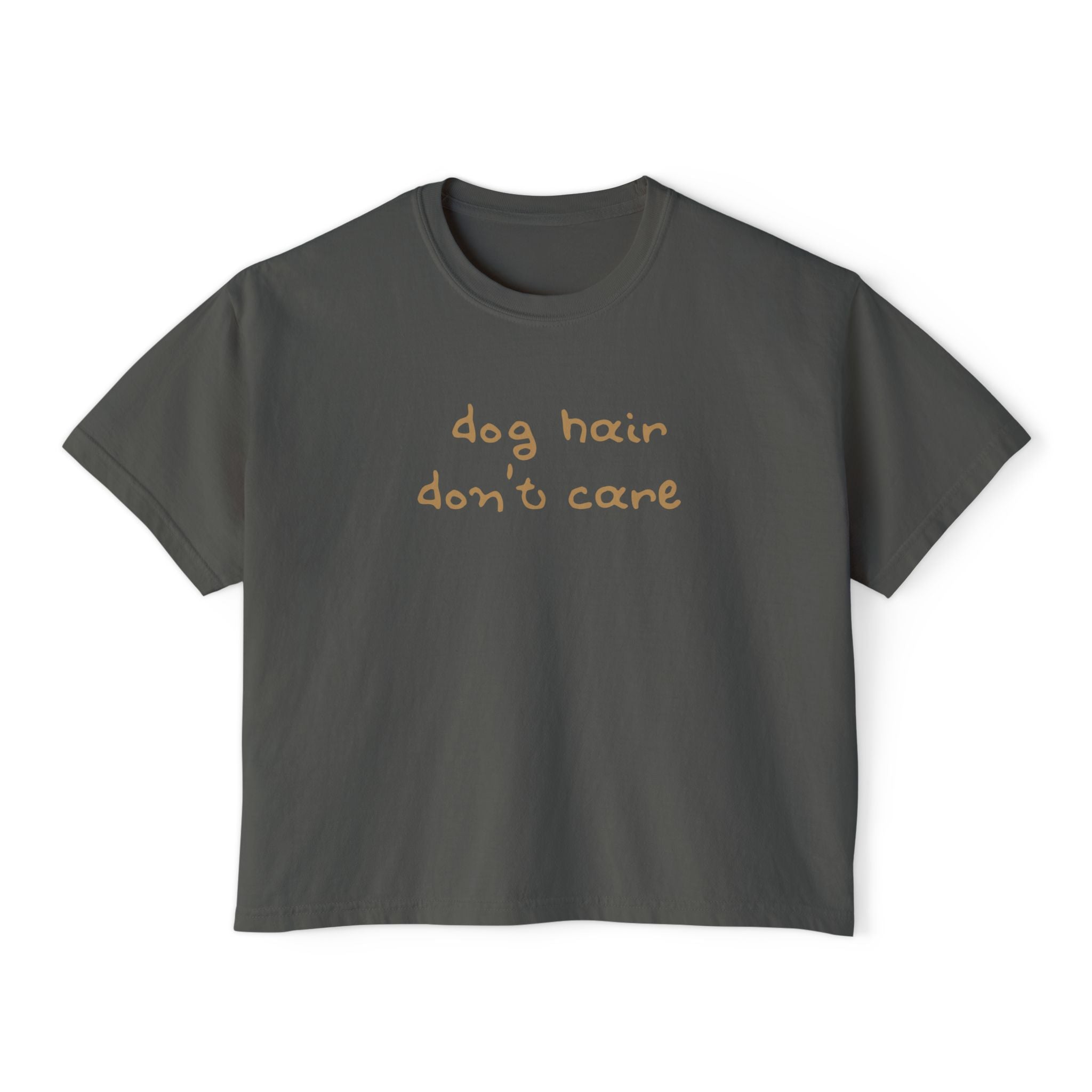 Dog Hair Don’t Care Women’s Boxy Tee
