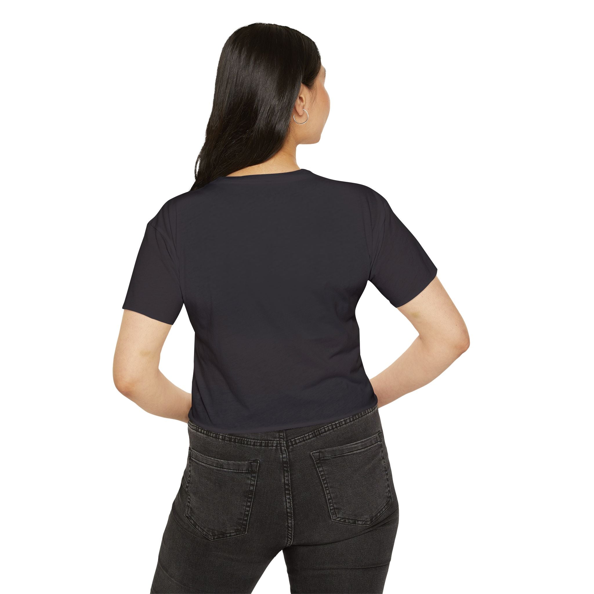 Dog Hair Don’t Care Crop Top — Funny Women’s Festival Tee