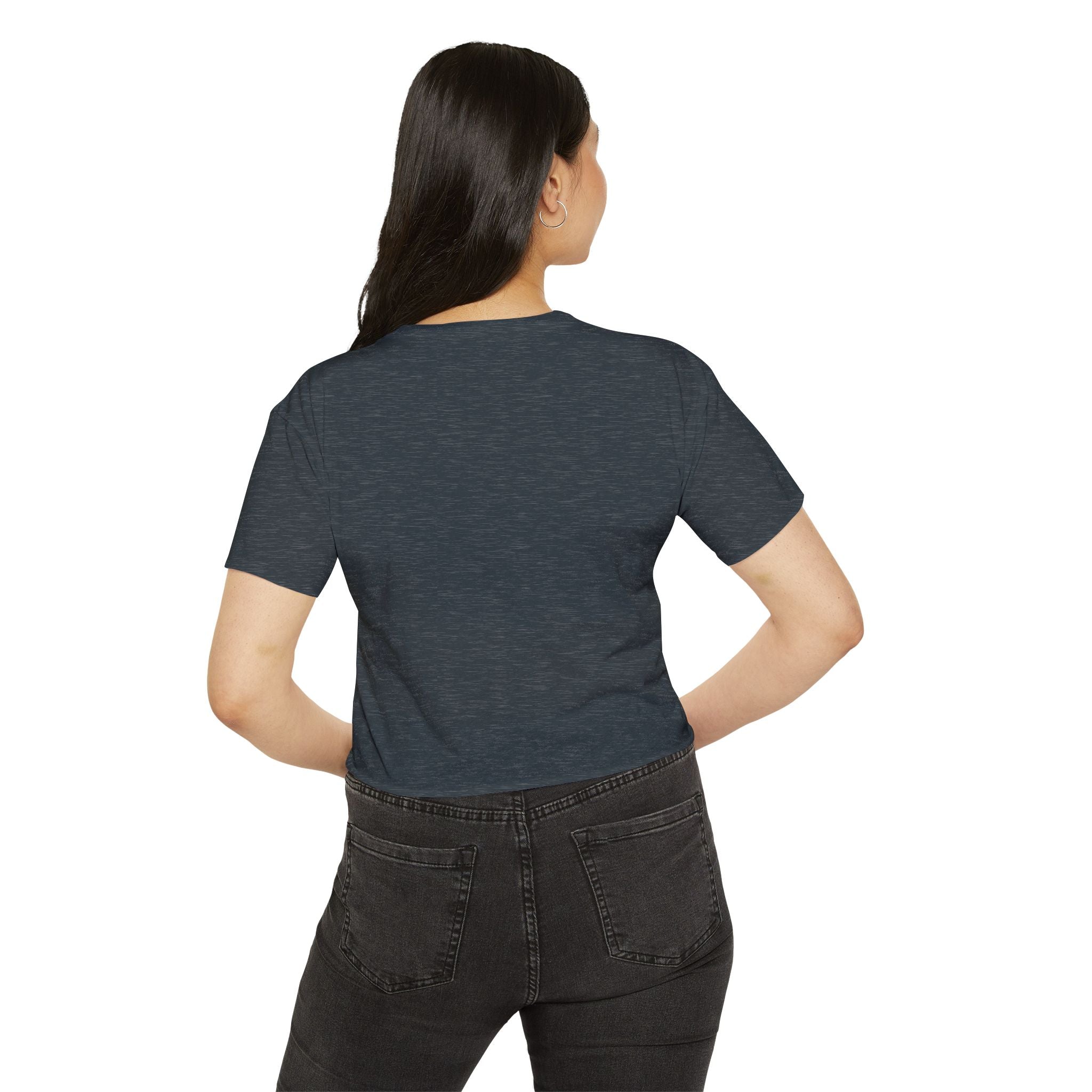 Dog Hair Don’t Care Crop Top — Funny Women’s Festival Tee