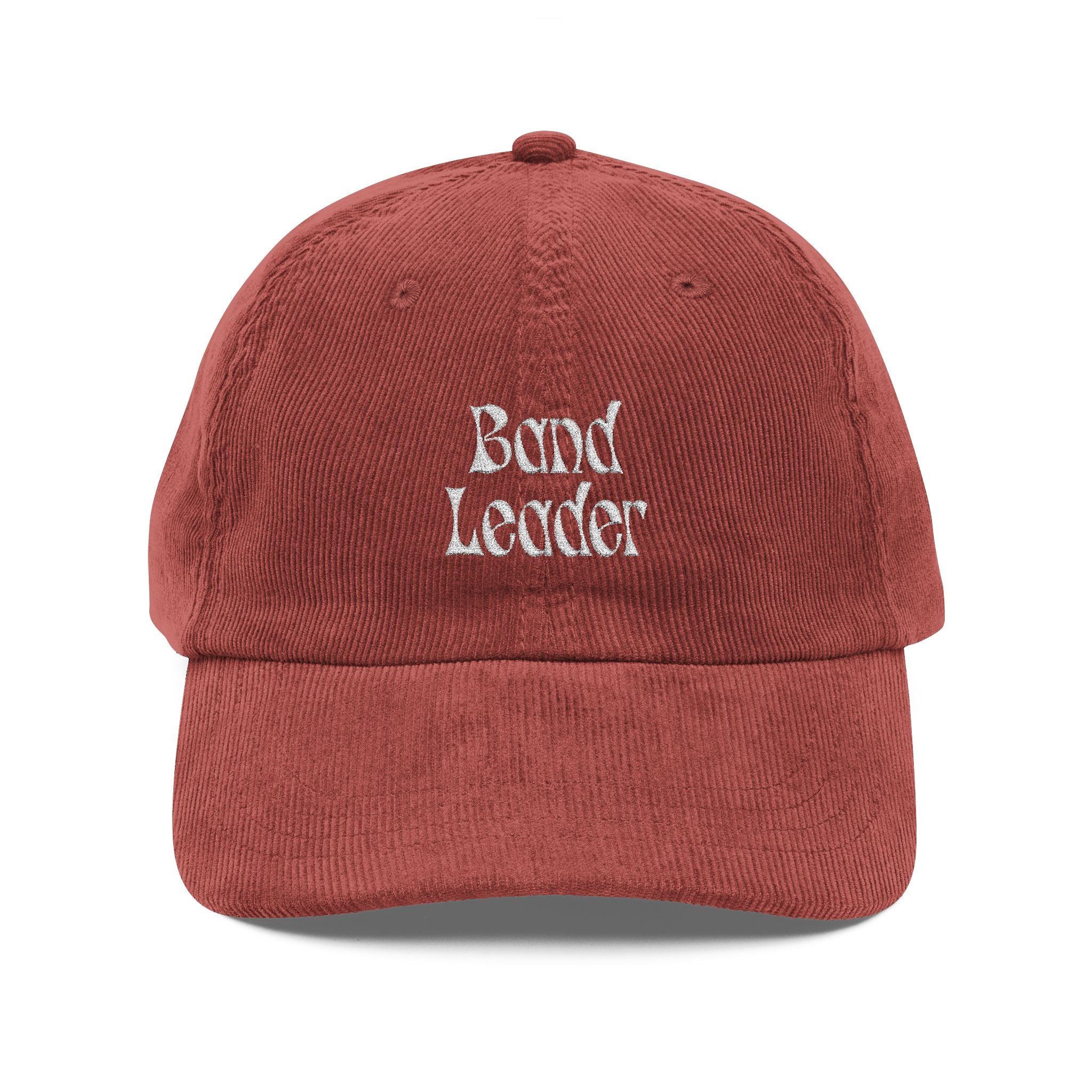 Vintage Corduroy Embroidered Cap — 'Road Lover' Retro Baseball Hat