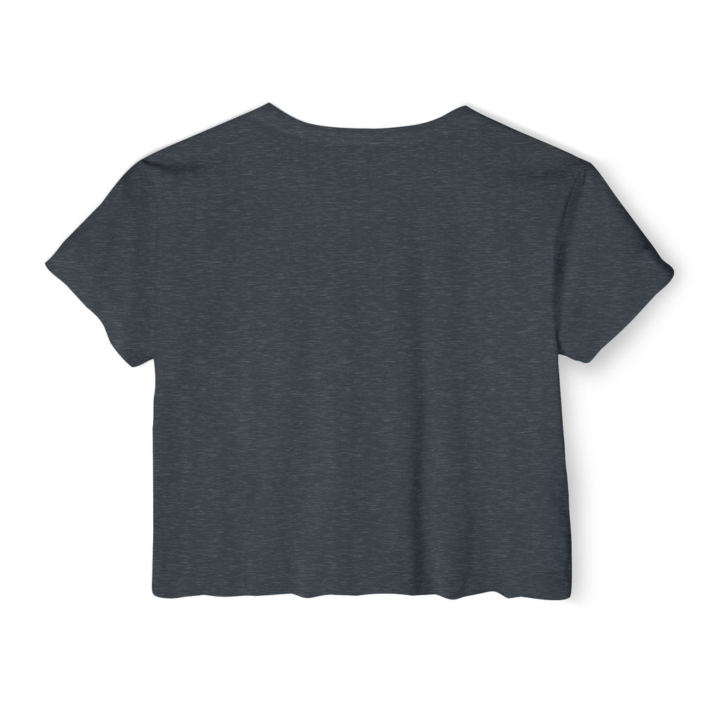 Dog Hair Don’t Care Crop Top — Funny Women’s Festival Tee