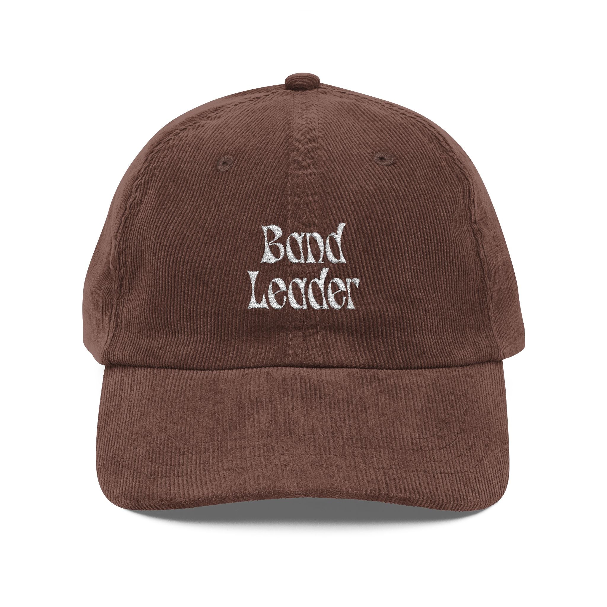 Vintage Corduroy Embroidered Cap — 'Road Lover' Retro Baseball Hat