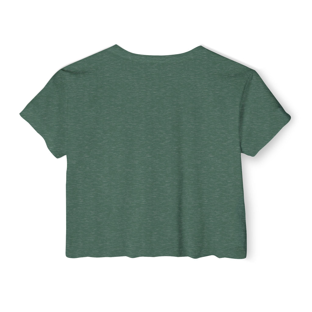 Dog Hair Don’t Care Crop Top — Funny Women’s Festival Tee
