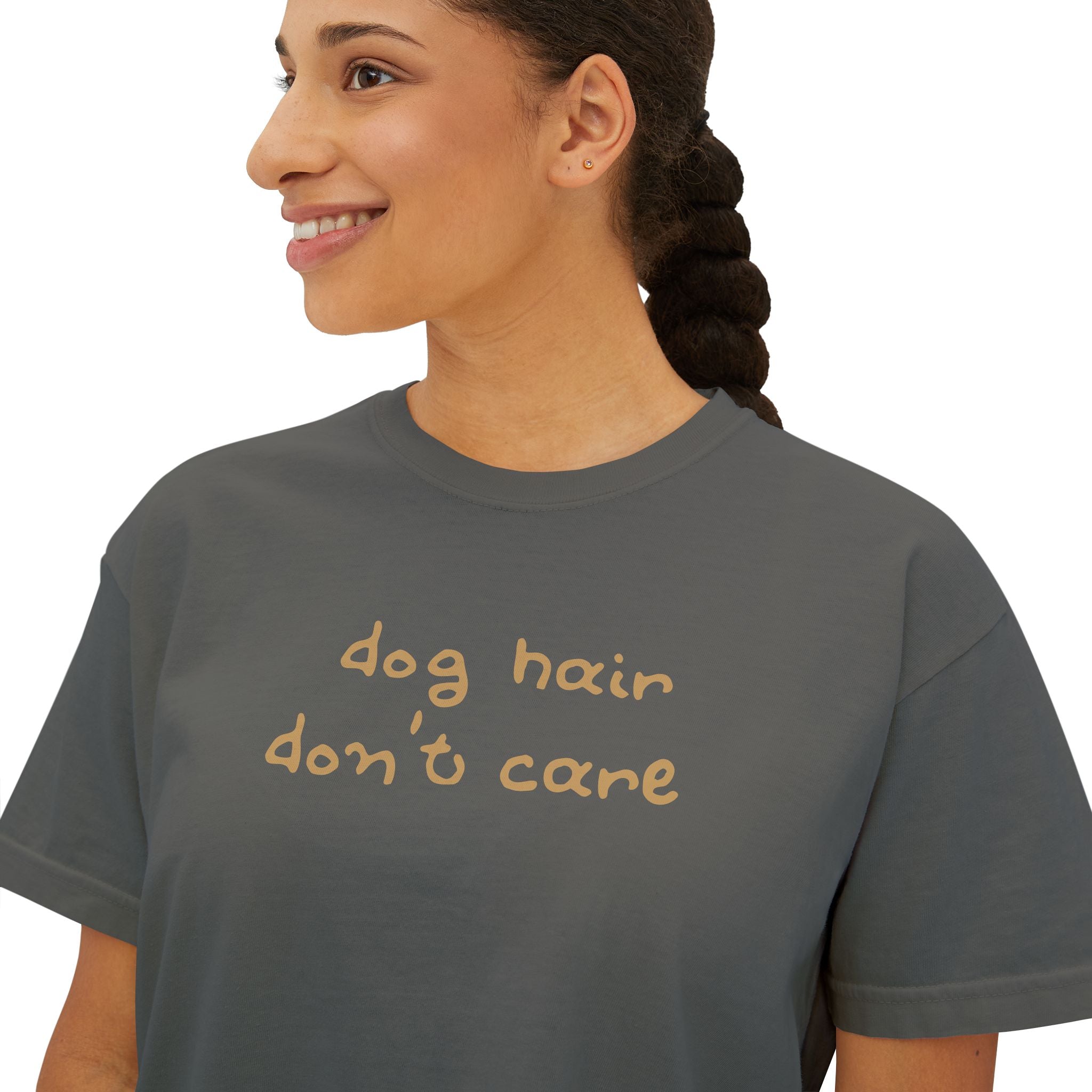 Dog Hair Don’t Care Women’s Boxy Tee