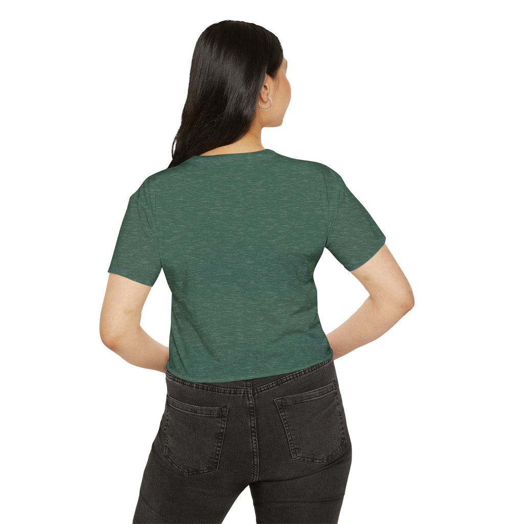 Dog Hair Don’t Care Crop Top — Funny Women’s Festival Tee