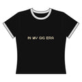 In My Gig Era Women's Ringer Tee — Retro Concert Vibe Graphic Shirt