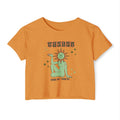 Taurus Zodiac Crop Top — Women's Festival Astrology Graphic Tee