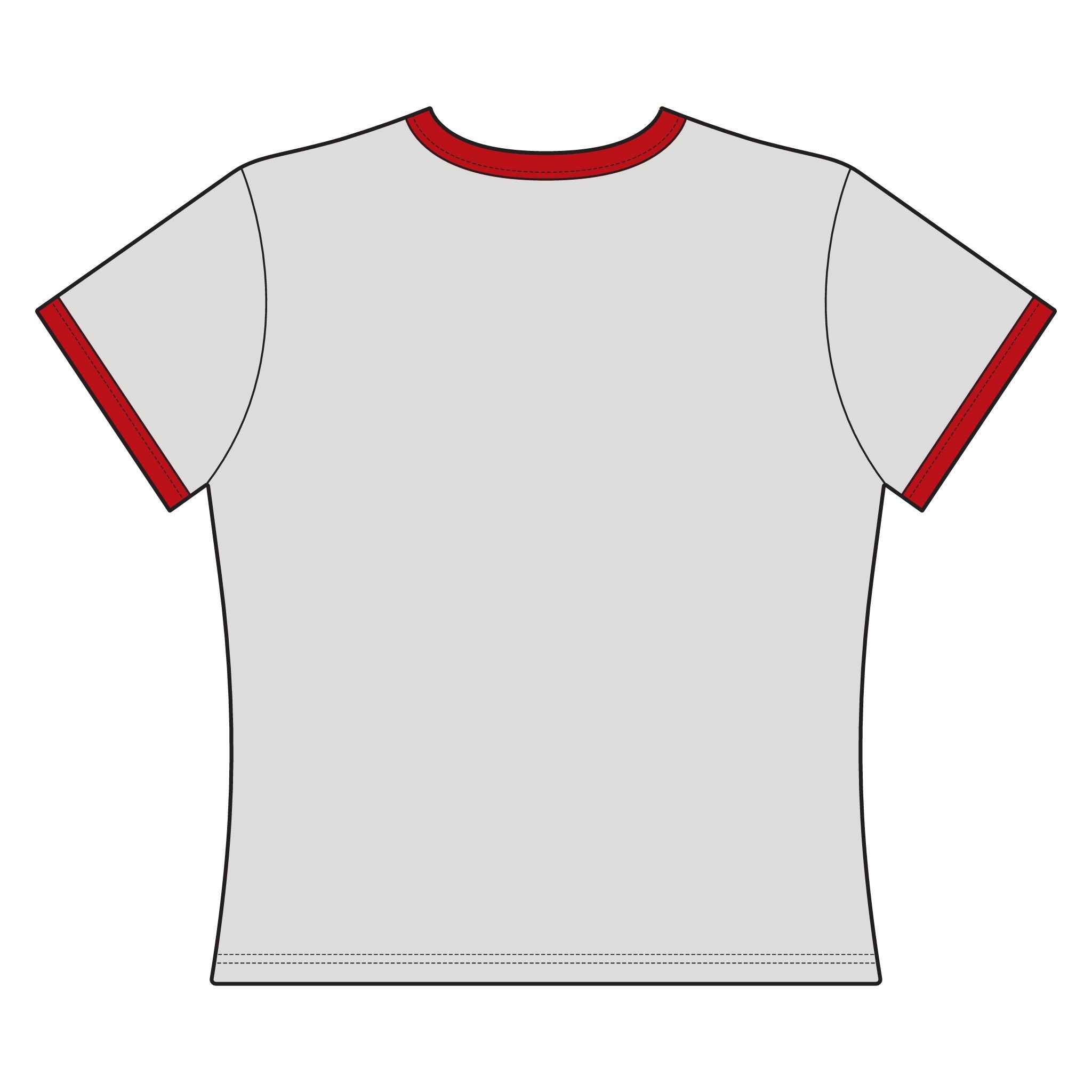 Women's Ringer Tee — "In My Gig Era" Retro Music Ringer Shirt